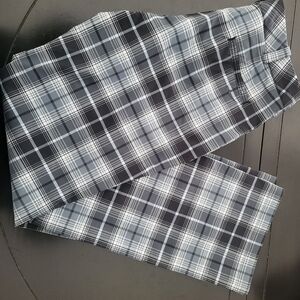 Nike Golf Plaid Pants in Black and Gray